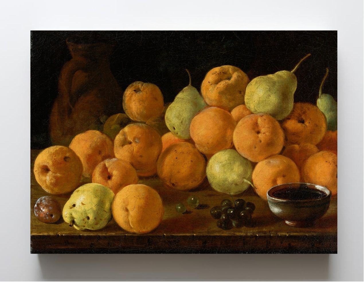 Still Life With Peaches, Pears And Grapes