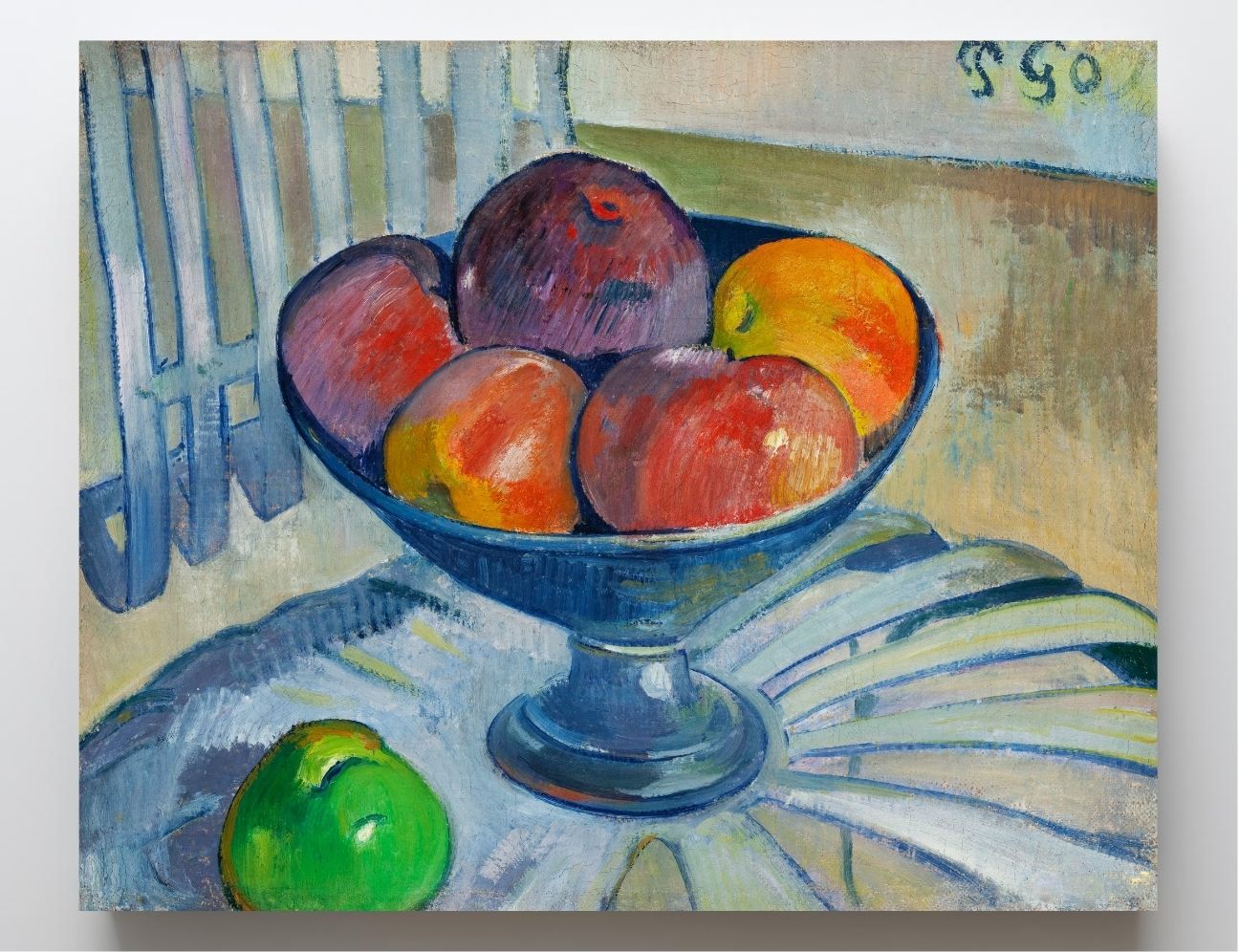 Fruit Dish on a Garden Chair