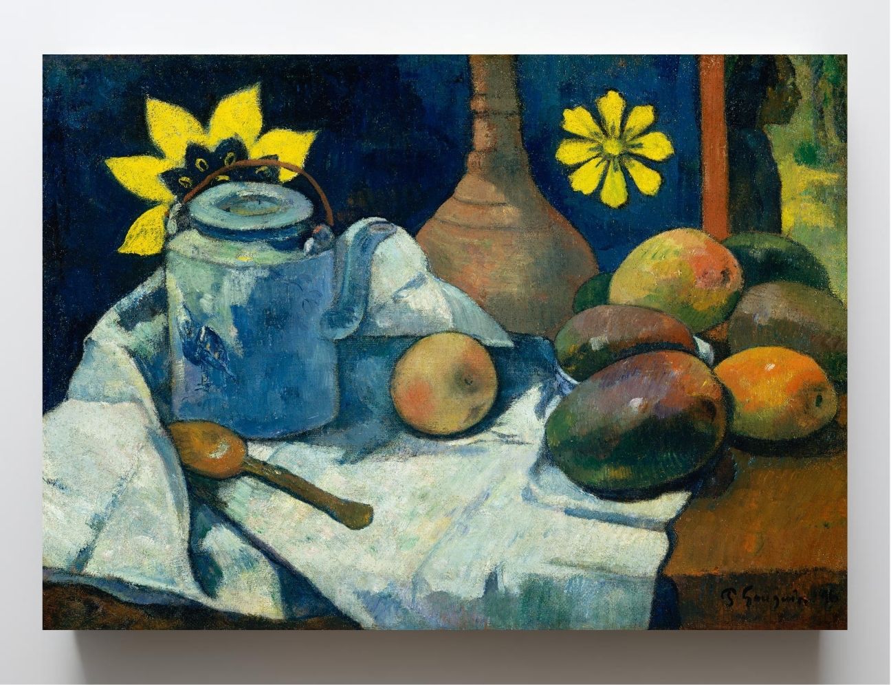 Still Life with Teapot and Fruit