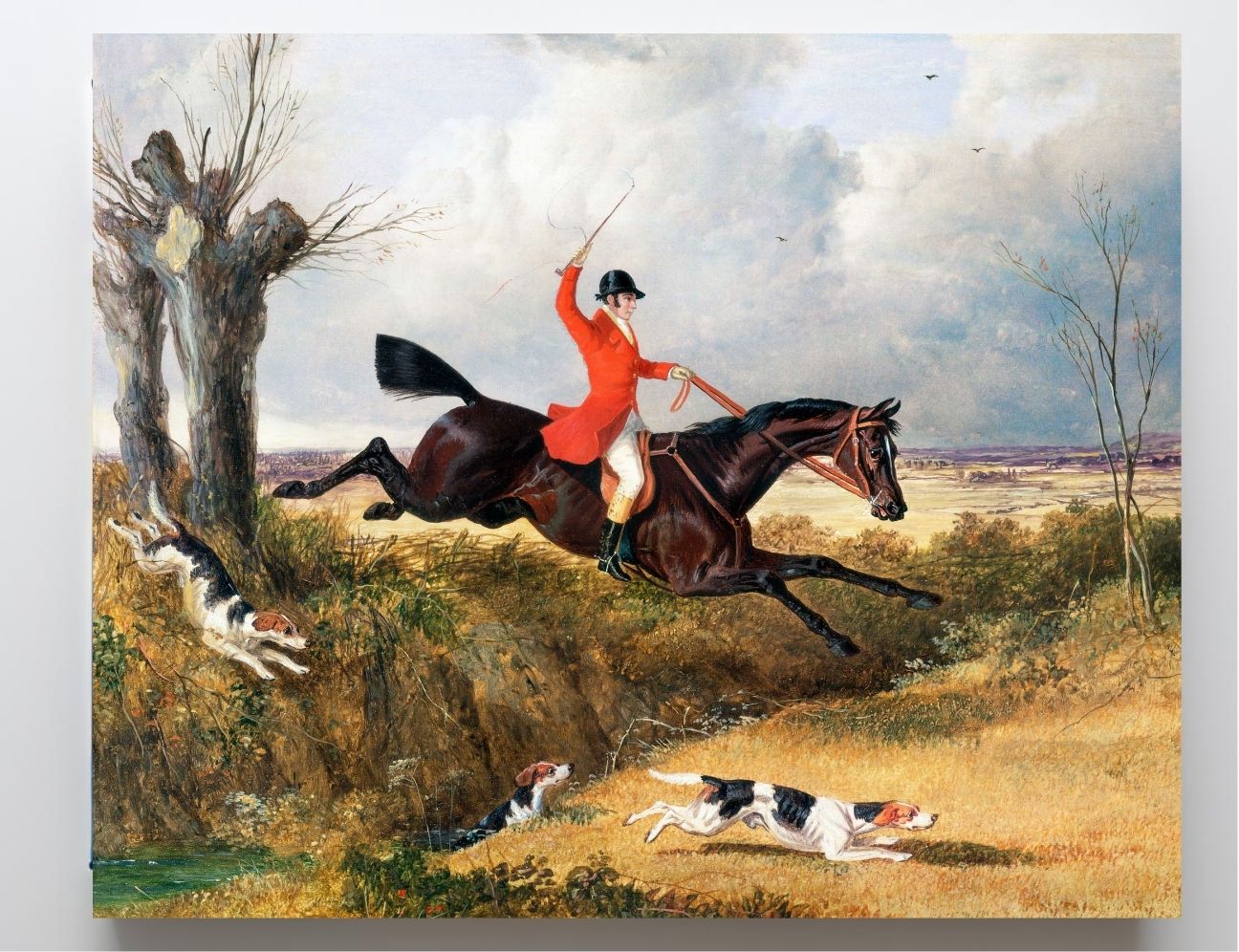 Foxhunting - Clearing a ditch