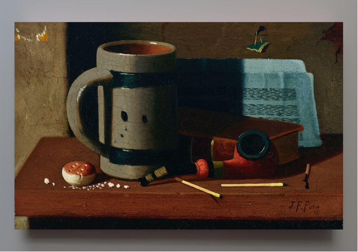Tankard, Pipe, Matches and Biscuit