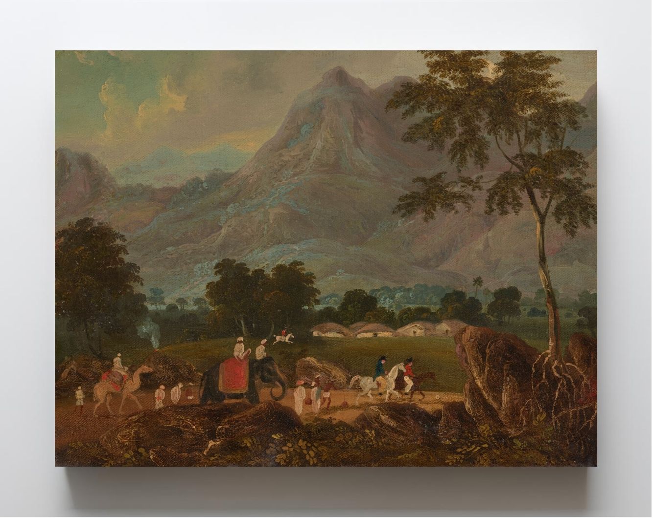 The road from Calcutta to Patna with an elephant and a camel