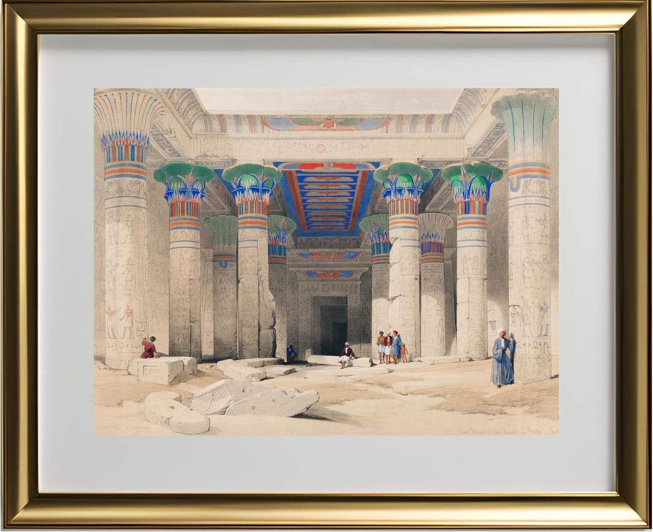 Grand Portico of the Temple of Philae Nubia