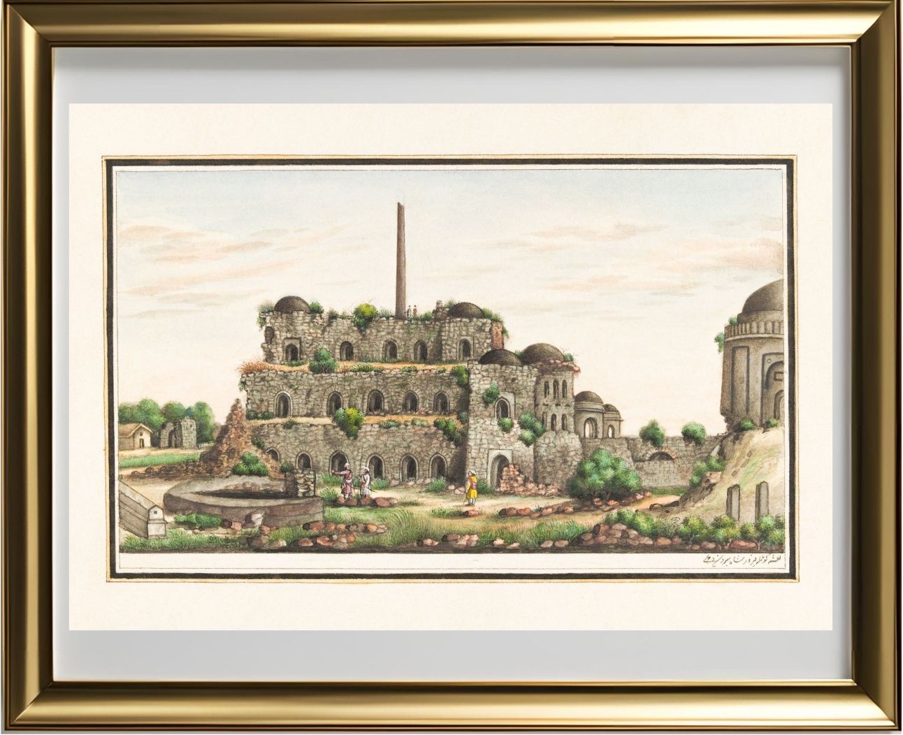Lat (piller) of Asoka and Firoz Shah's Kotila