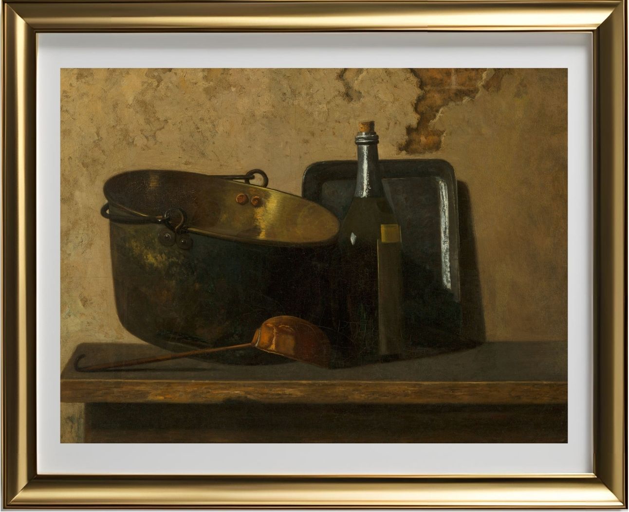 Wine and Brass Stewing Kettle (Preparation of French Potage)