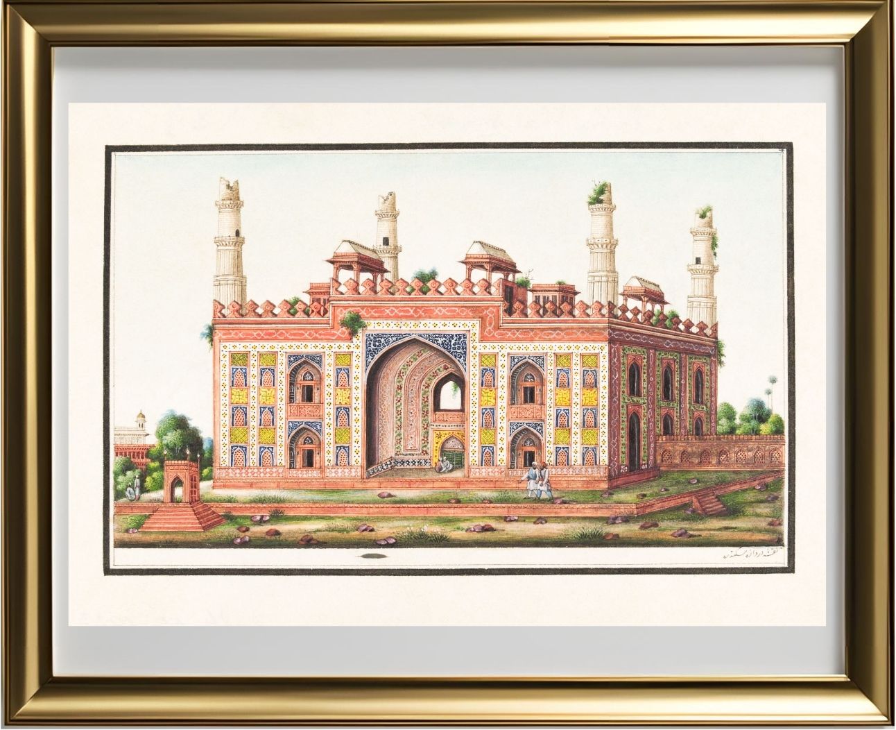 Entrance gatehouse to Akbar's mausoleum, Sikandra