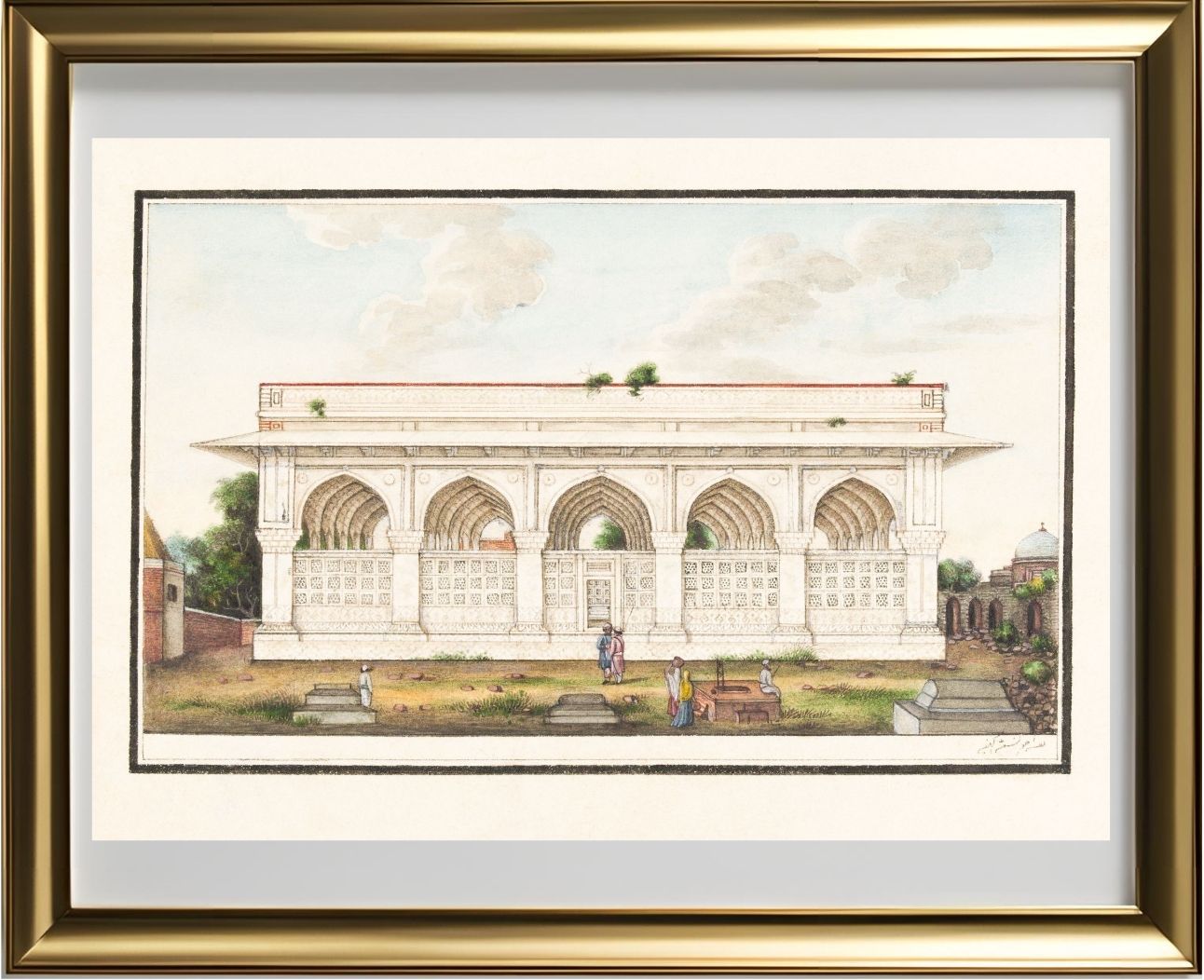 The Chausath Khambha, Delhi