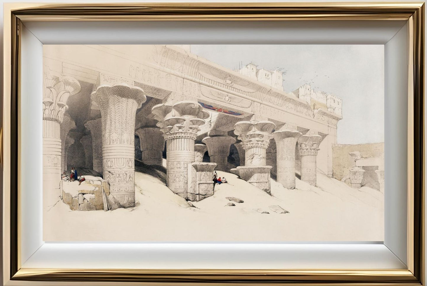 Portico of the Temple of Edfou Upper Egypt
