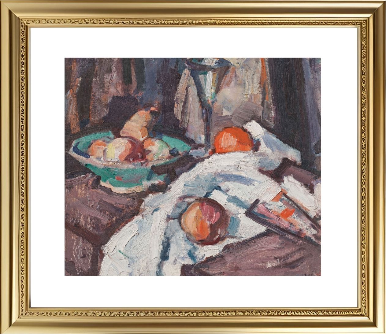 Still Life with Wine Glass and Fruit