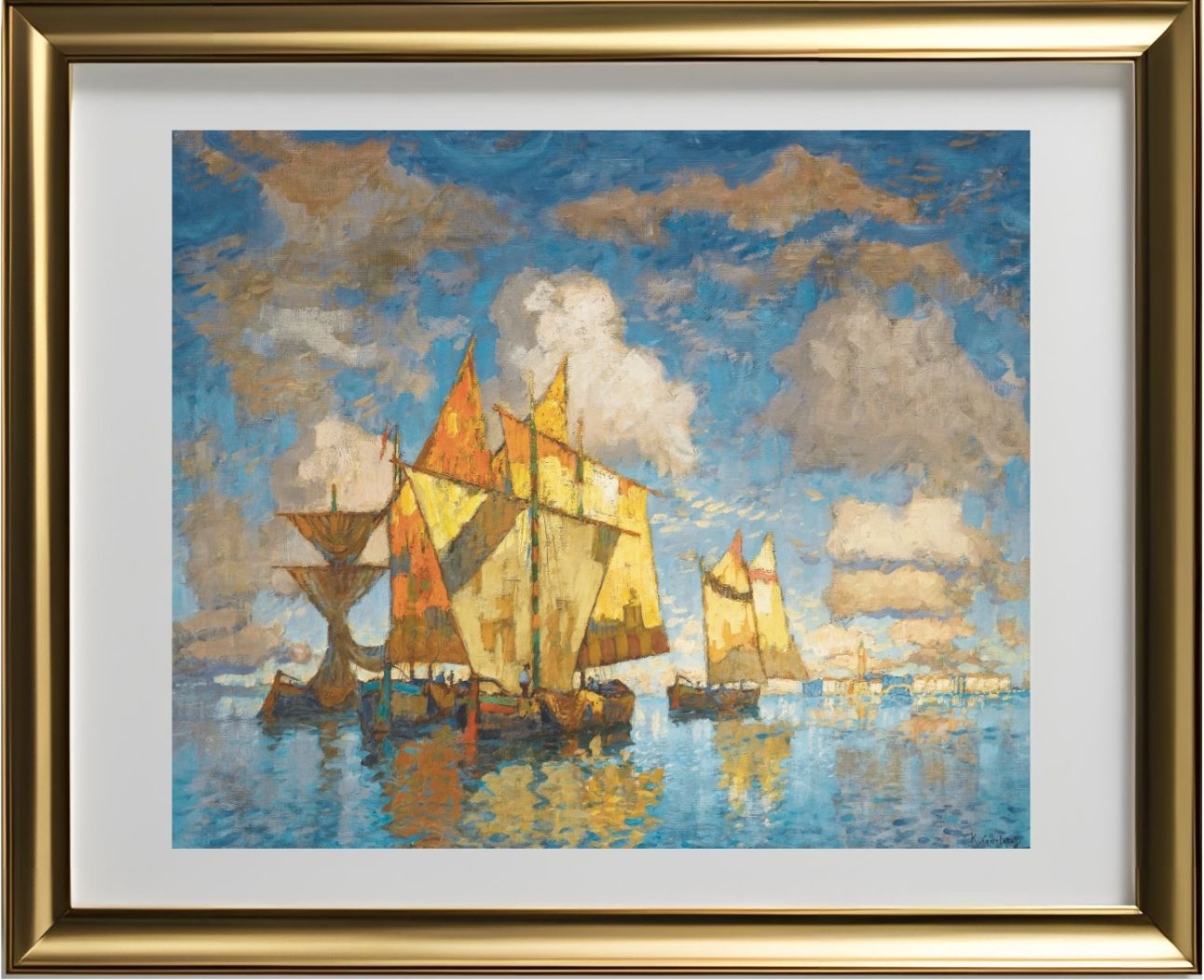 Fishing Boats In The Lagoon, Venice