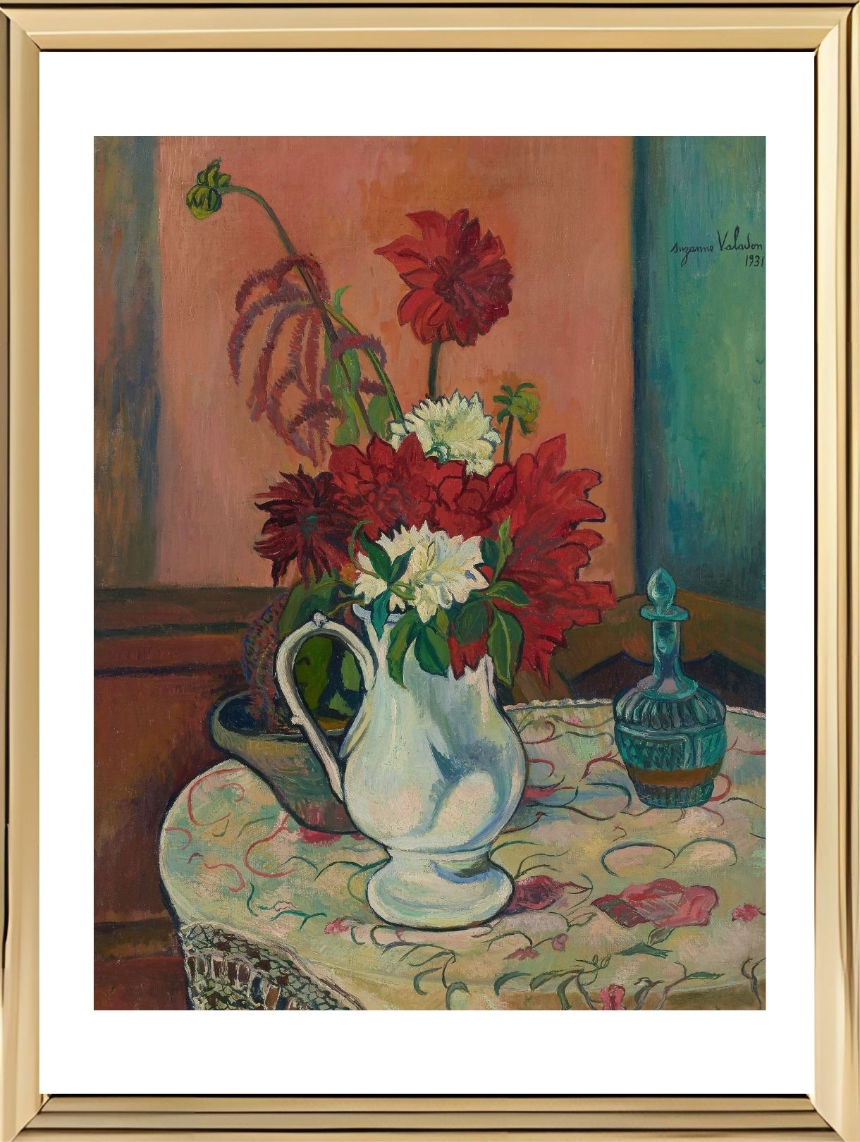 Nature morte au vase de fleurs