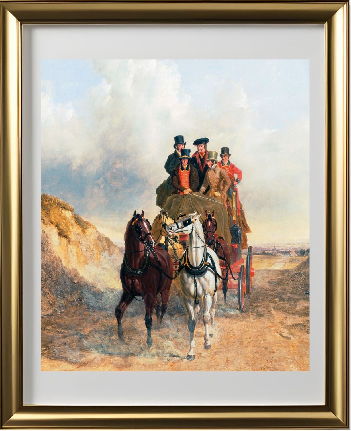 The Royal Mail Coach on the Road