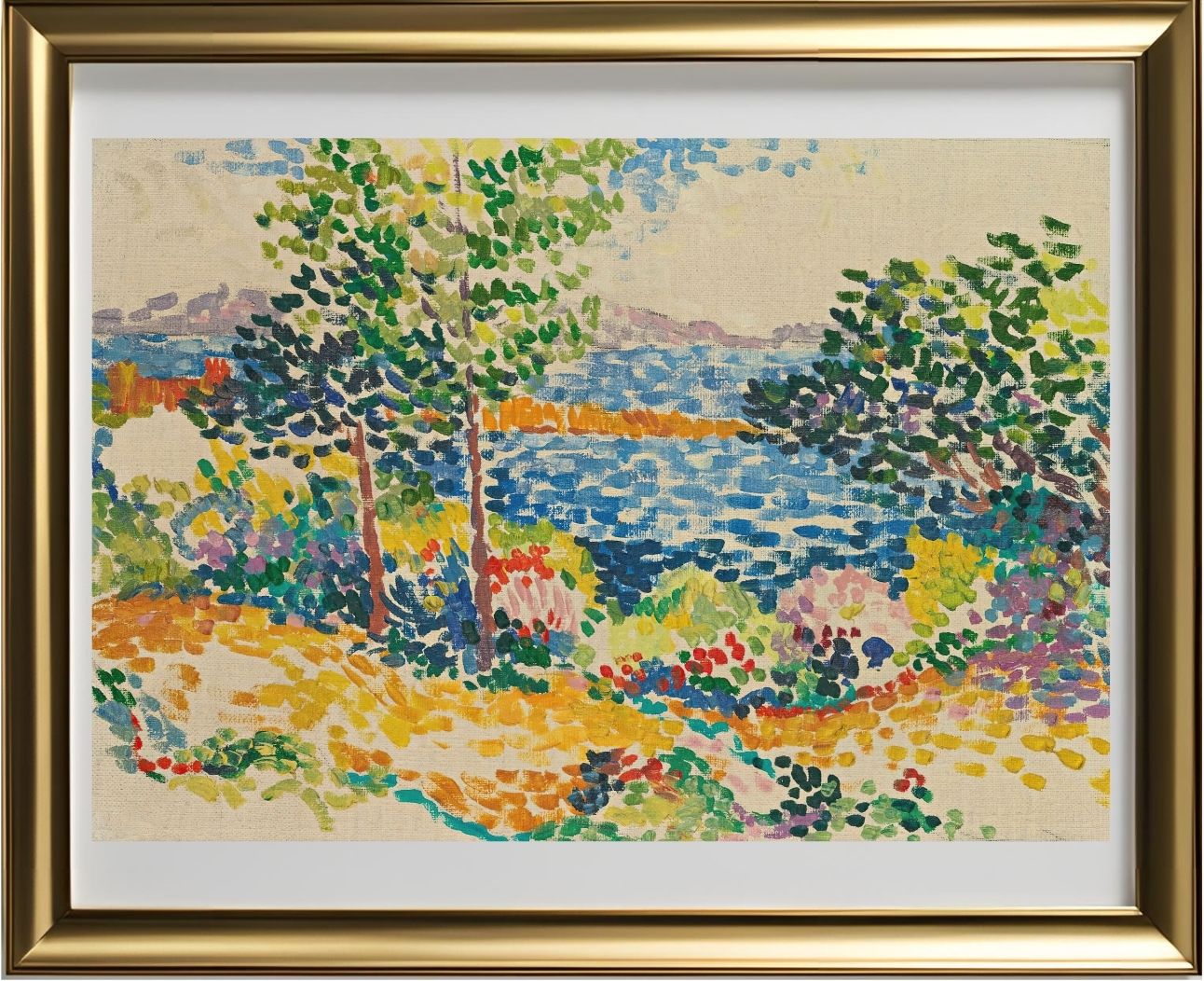 Bord De Mer En Méditerranée