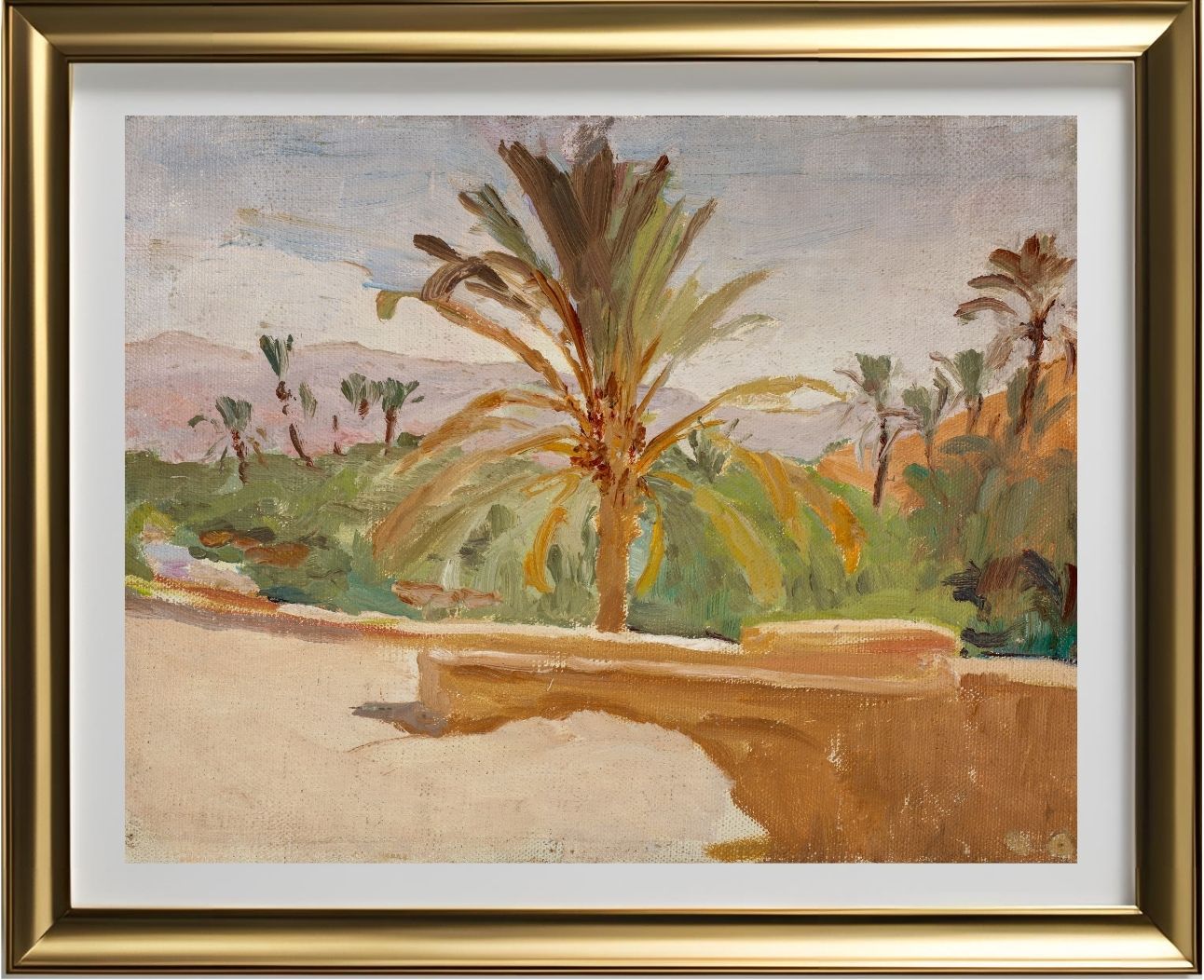Biskra (Oasis with Palm Trees)