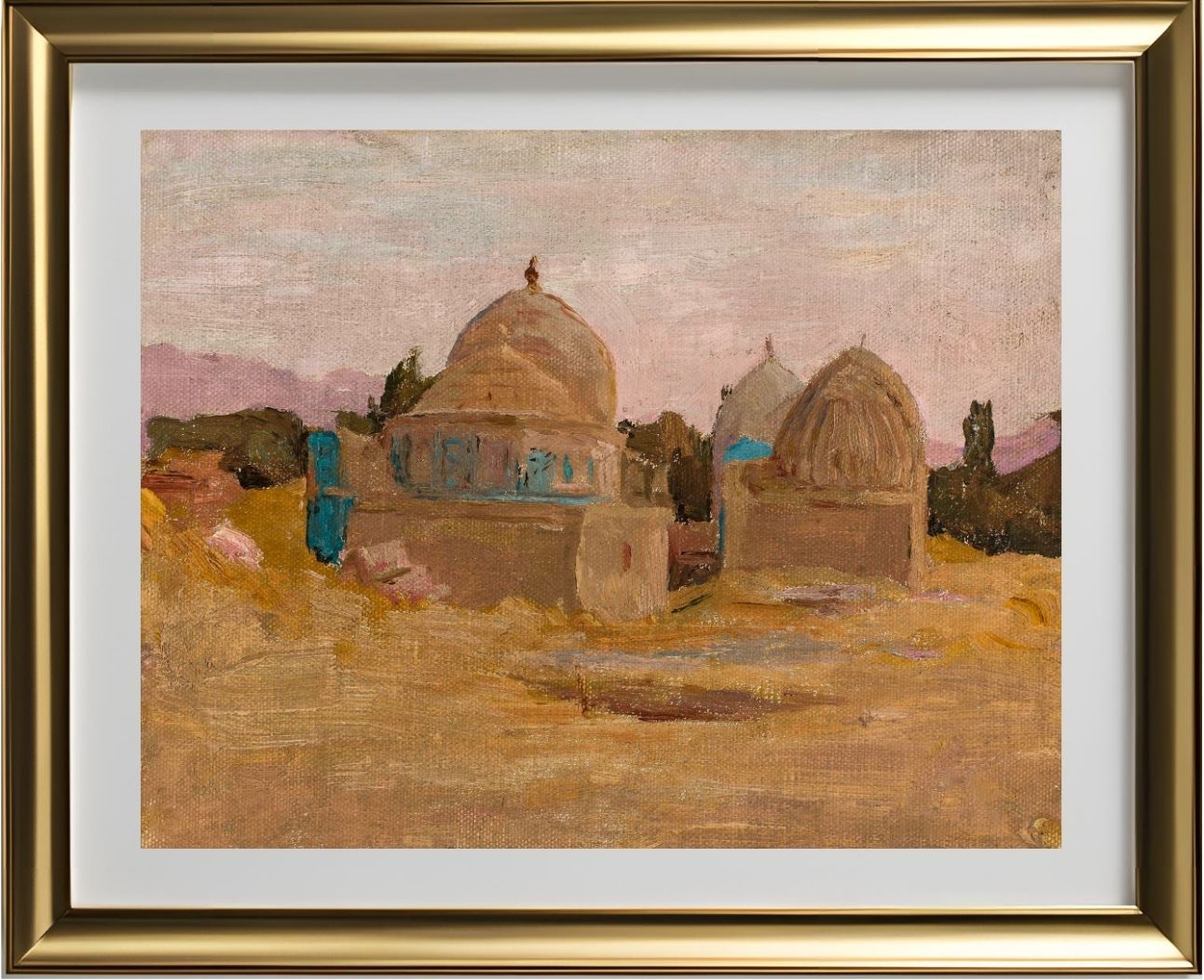 Samarkand – Shah-i-Zinda mosque From the journey to Turkestan