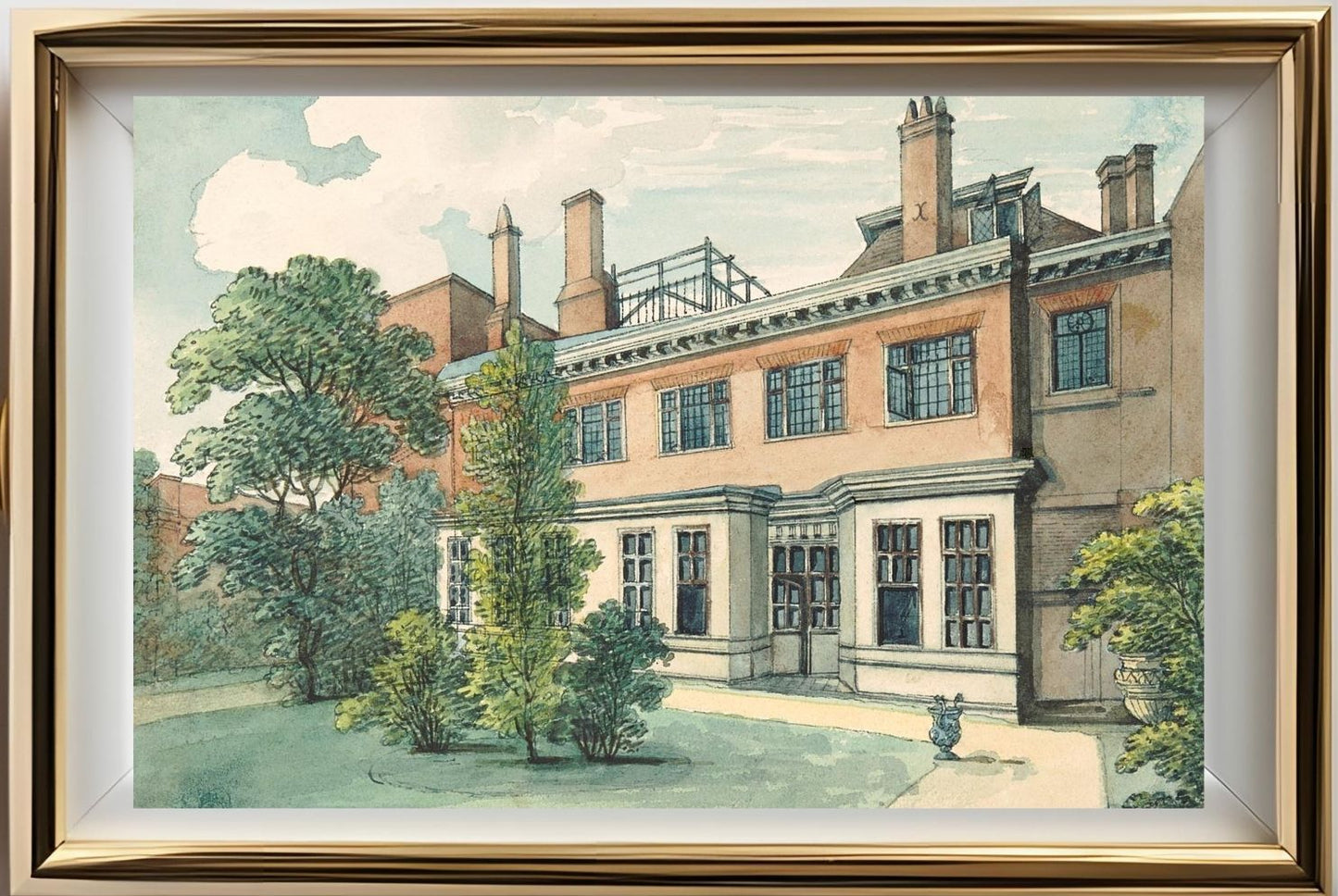 Garden Front of Weaver's Hall