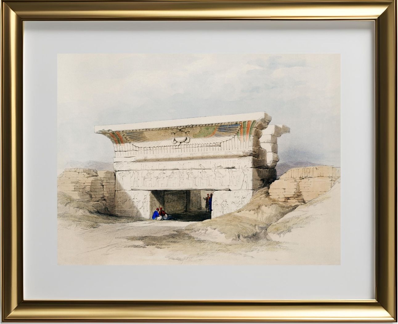 Dendara Temple dedicated to the goddess Hathor