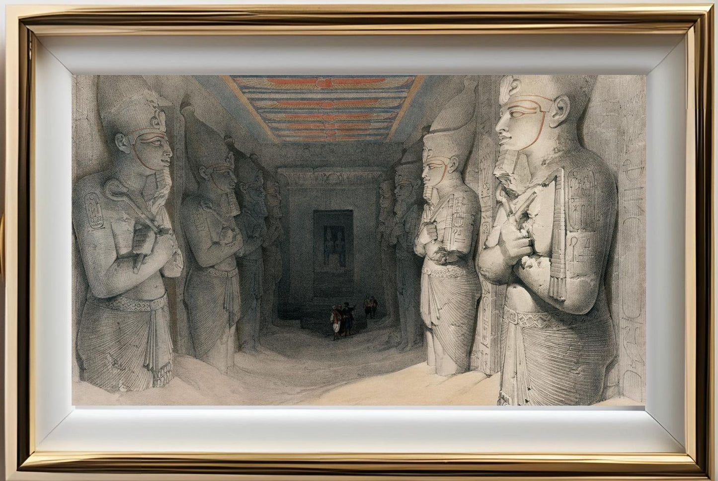 Interior of the Temple of Aboo Simbel Nubia