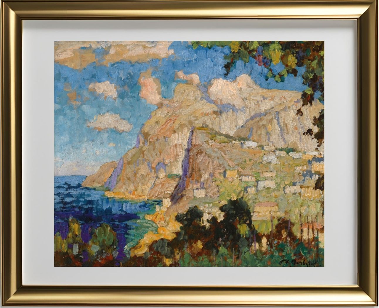 View Of Monte Solaro, Capri