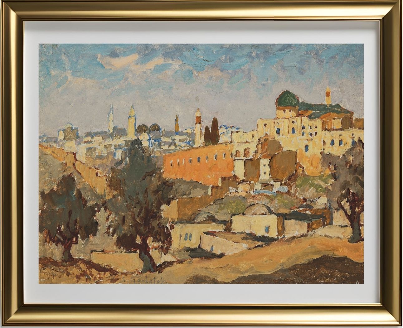 View of Jerusalem from Silwan village
