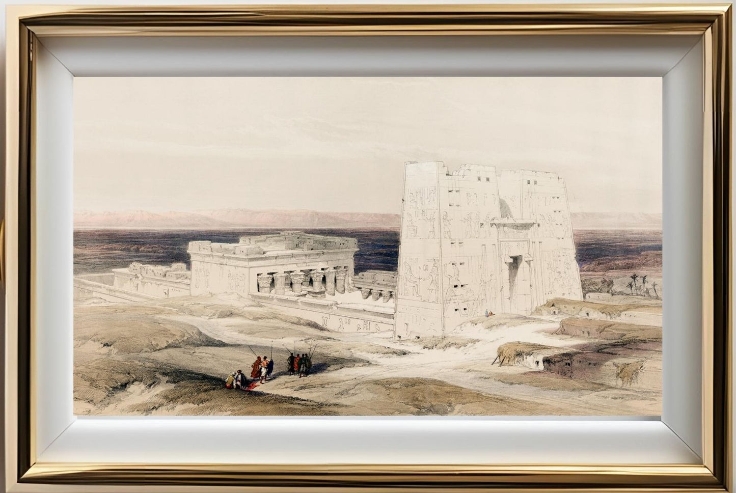 Temple of Edfou ancient Appolinopolis in upper Egypt