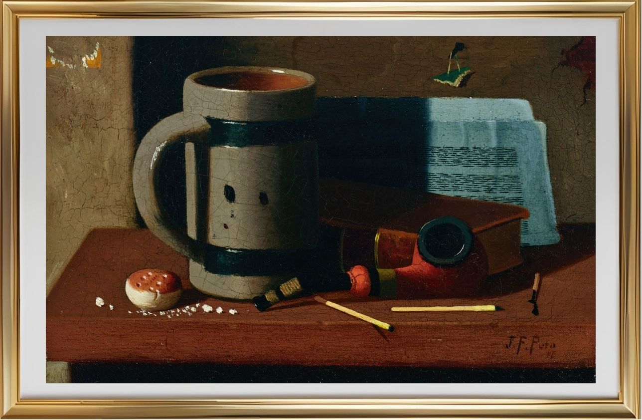 Tankard, Pipe, Matches and Biscuit