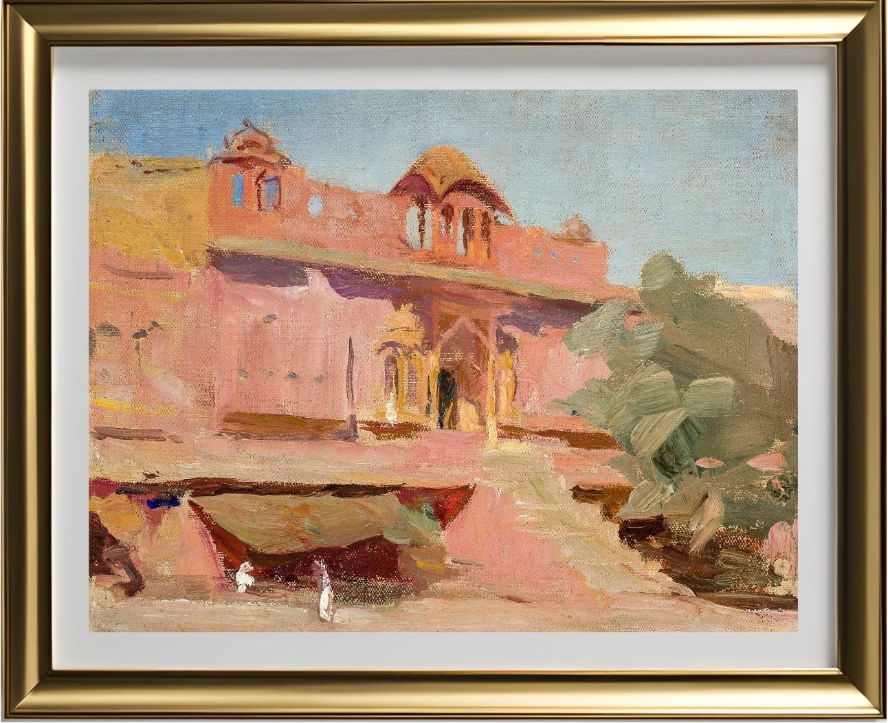 Jaipur – buildings. From the journey to India