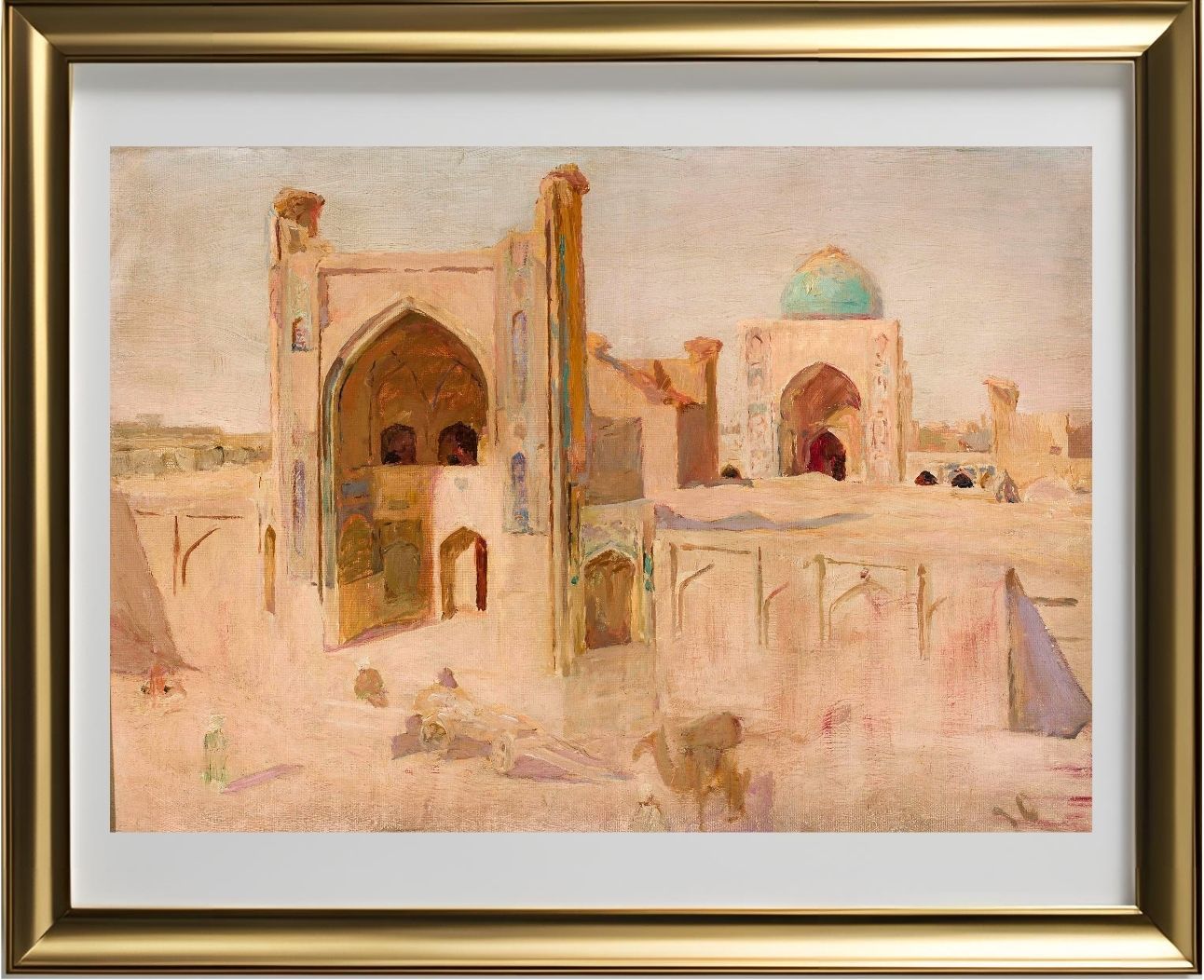 Kalan Mosque in Bukhara. From the journey to Turkestan