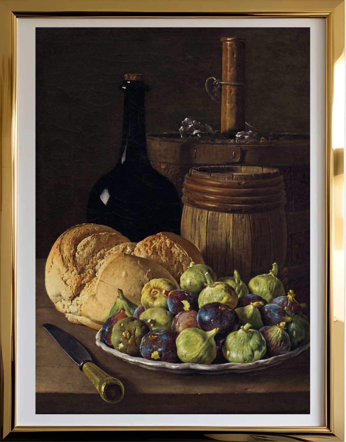 Still Life with Figs and Bread (c. 1770)