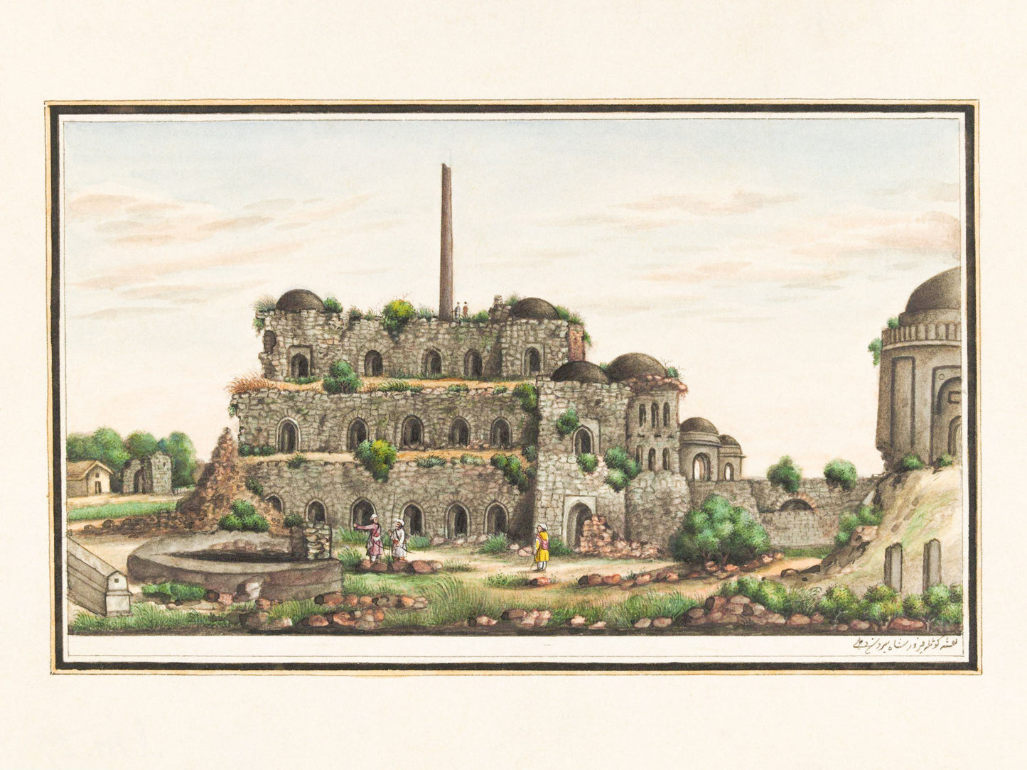 Lat (piller) of Asoka and Firoz Shah's Kotila