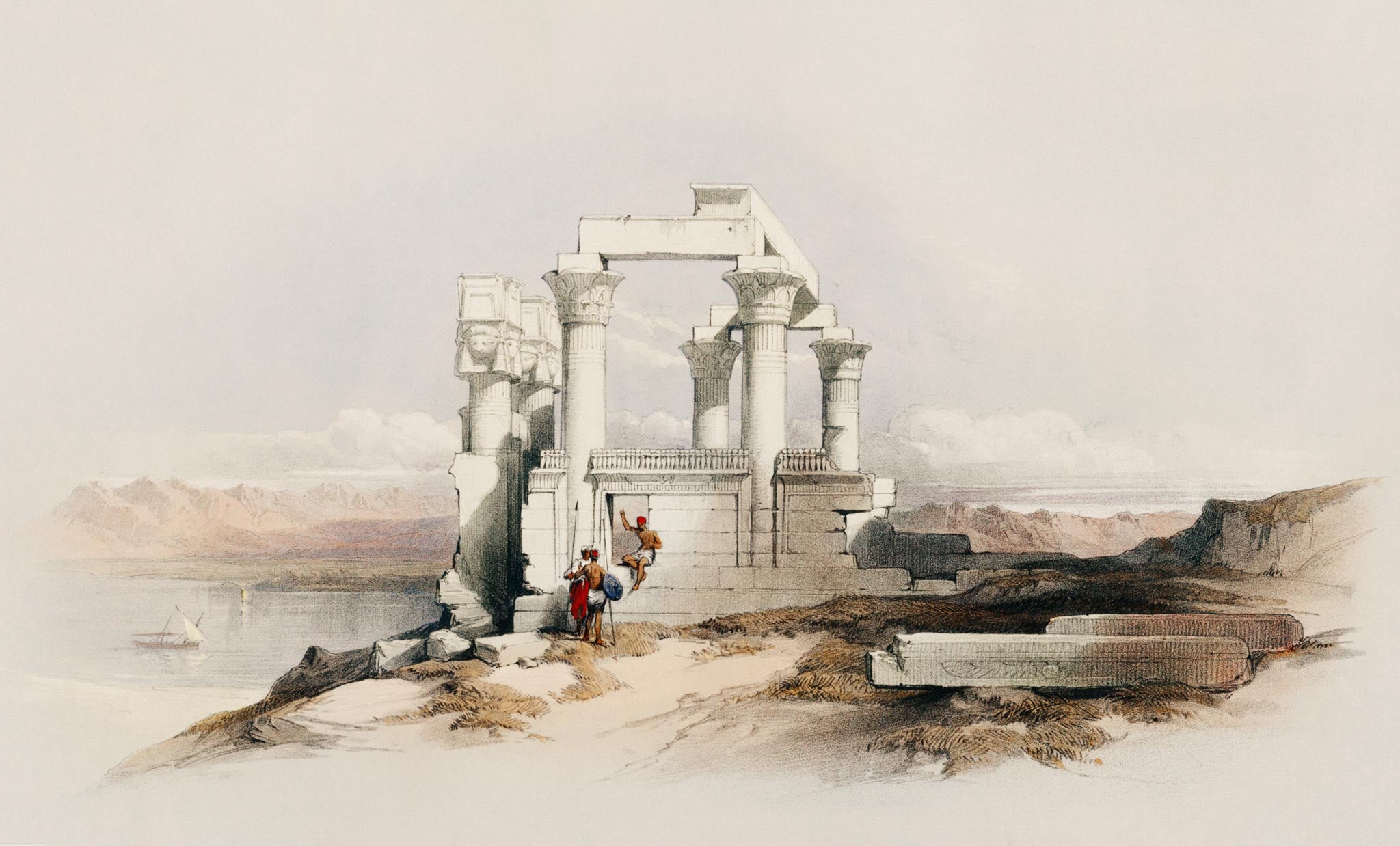 Ruins of the Temple of Kardeseh Nubia