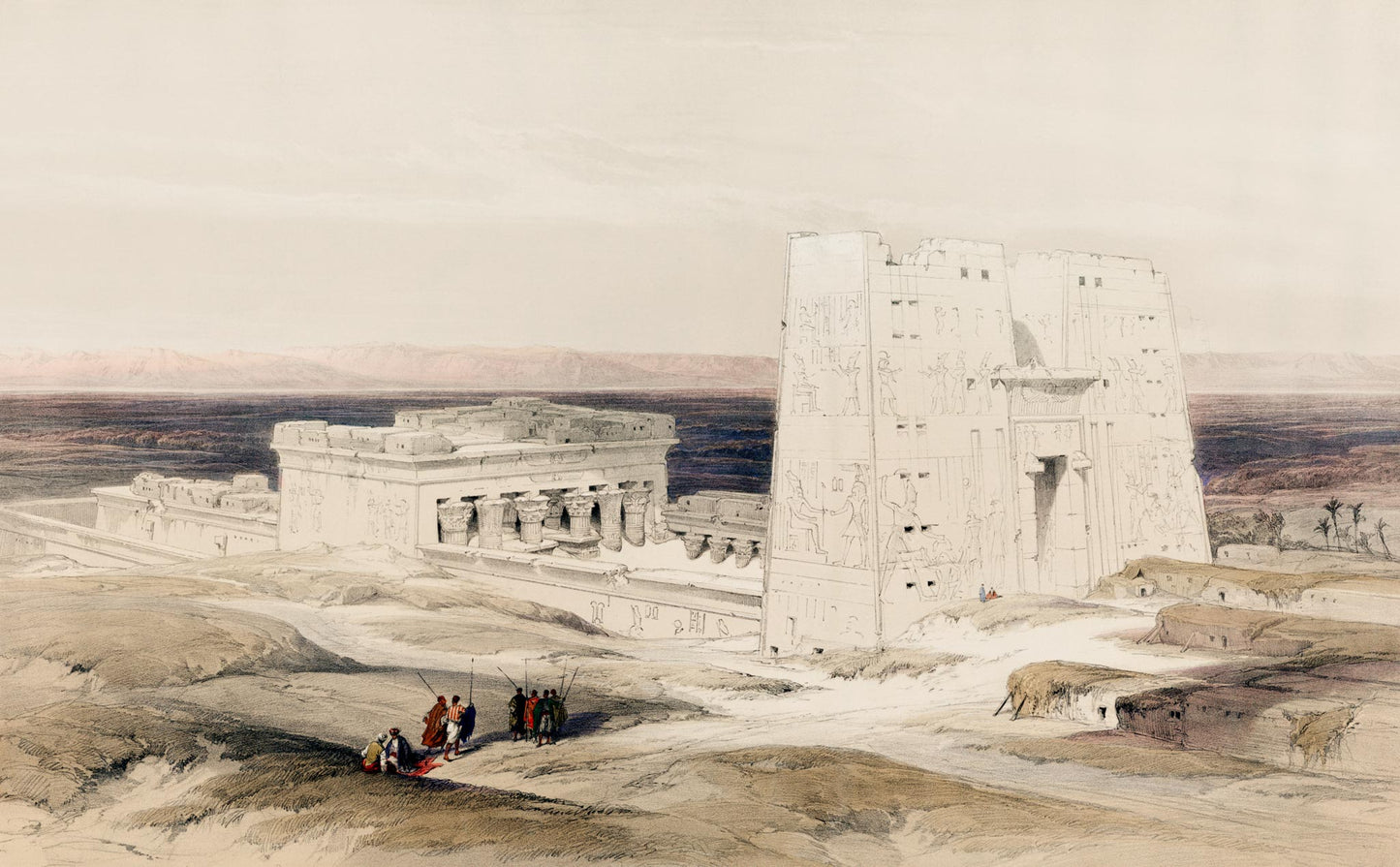 Temple of Edfou ancient Appolinopolis in upper Egypt