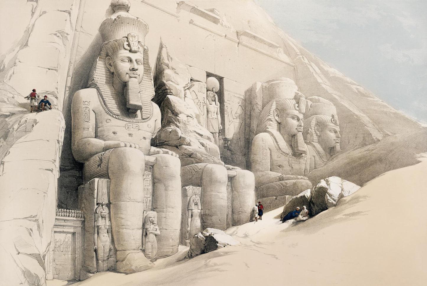 The Great Temple of Aboo Simble Nubia