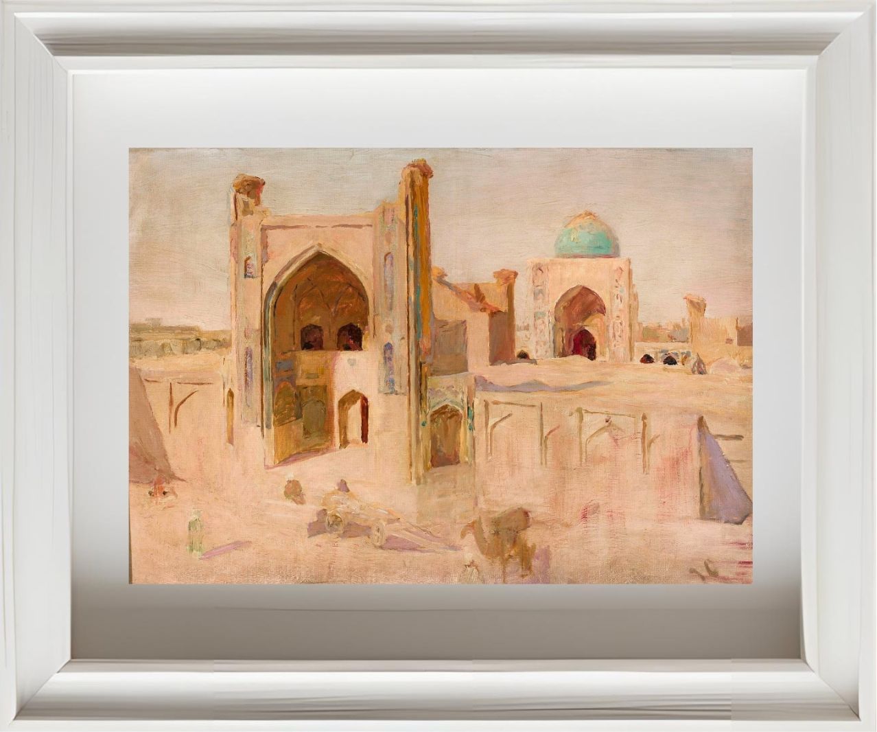 Kalan Mosque in Bukhara. From the journey to Turkestan