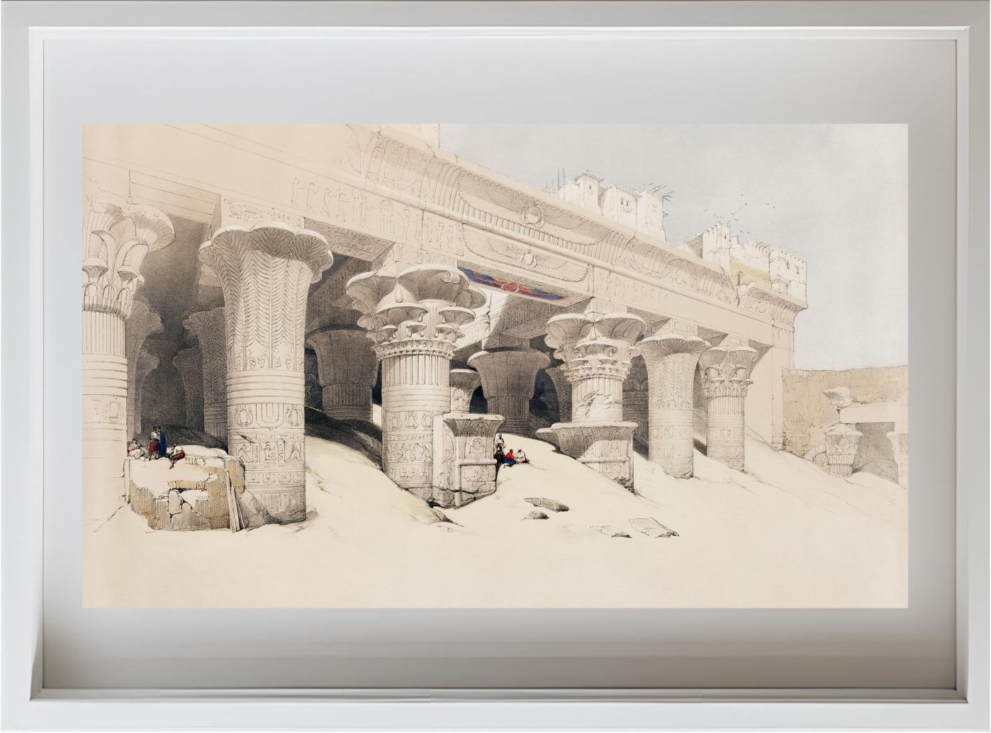 Portico of the Temple of Edfou Upper Egypt
