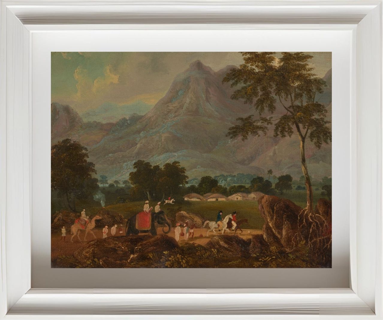 The road from Calcutta to Patna with an elephant and a camel