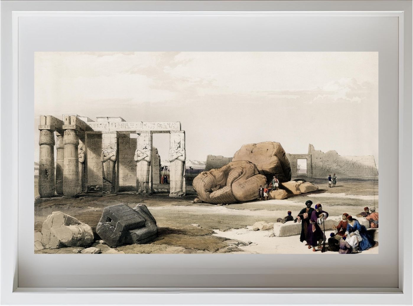 Fragment of the Great Colossi at the Memnonium Thebes