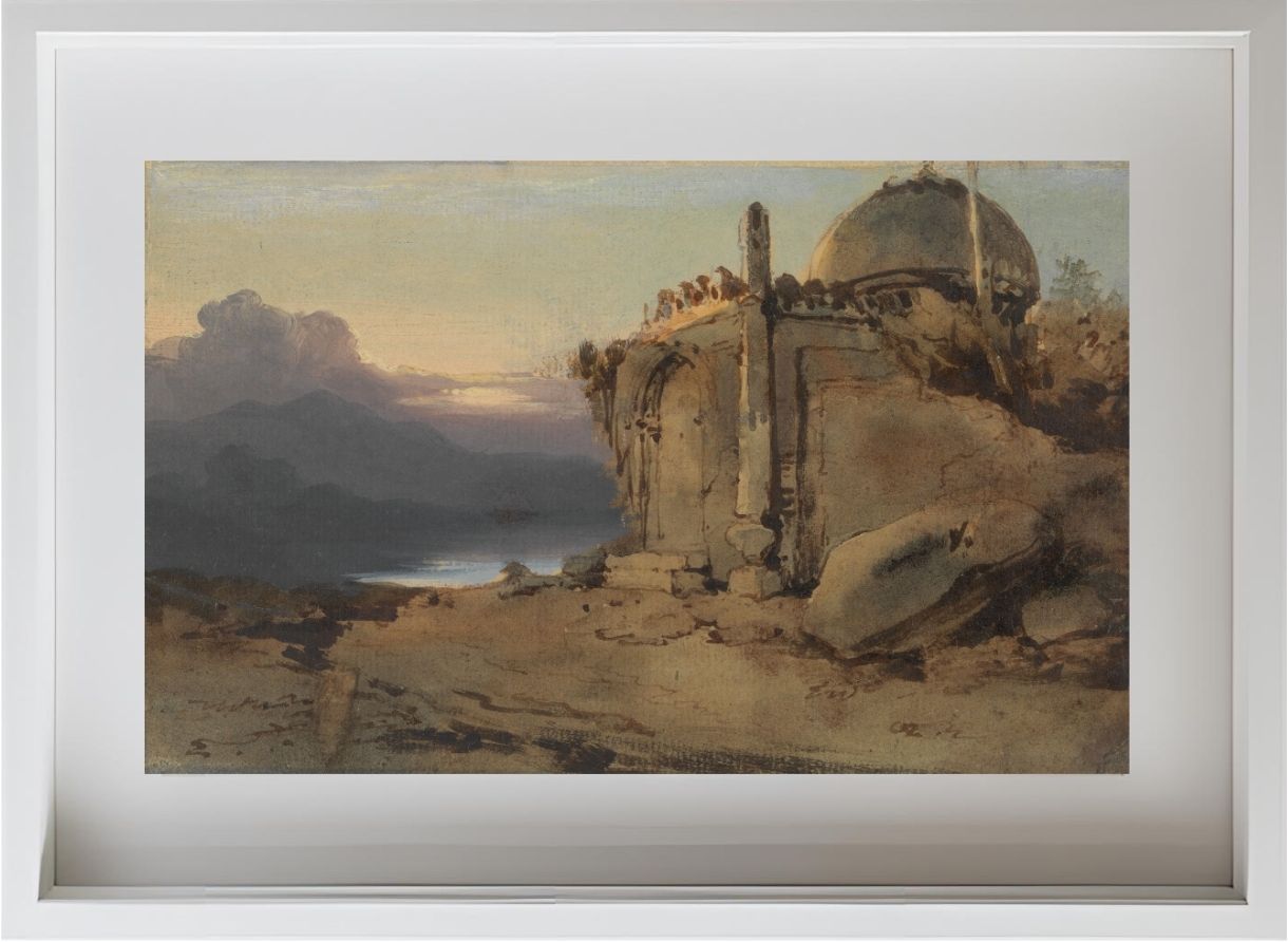 Ruins of a Temple, Sunset