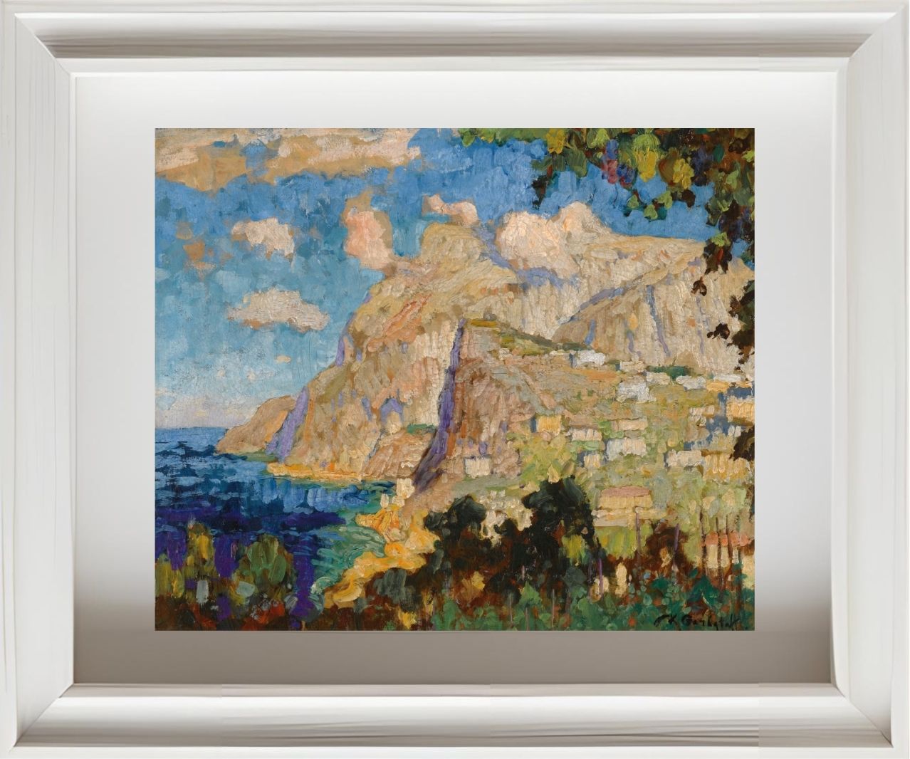 View Of Monte Solaro, Capri