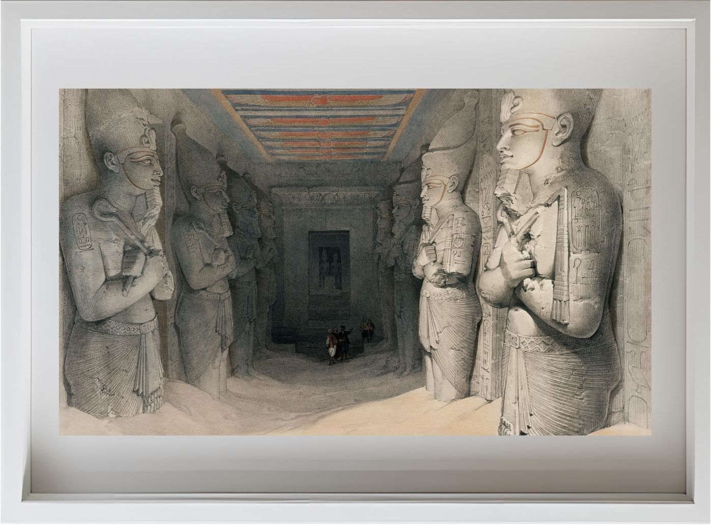 Interior of the Temple of Aboo Simbel Nubia