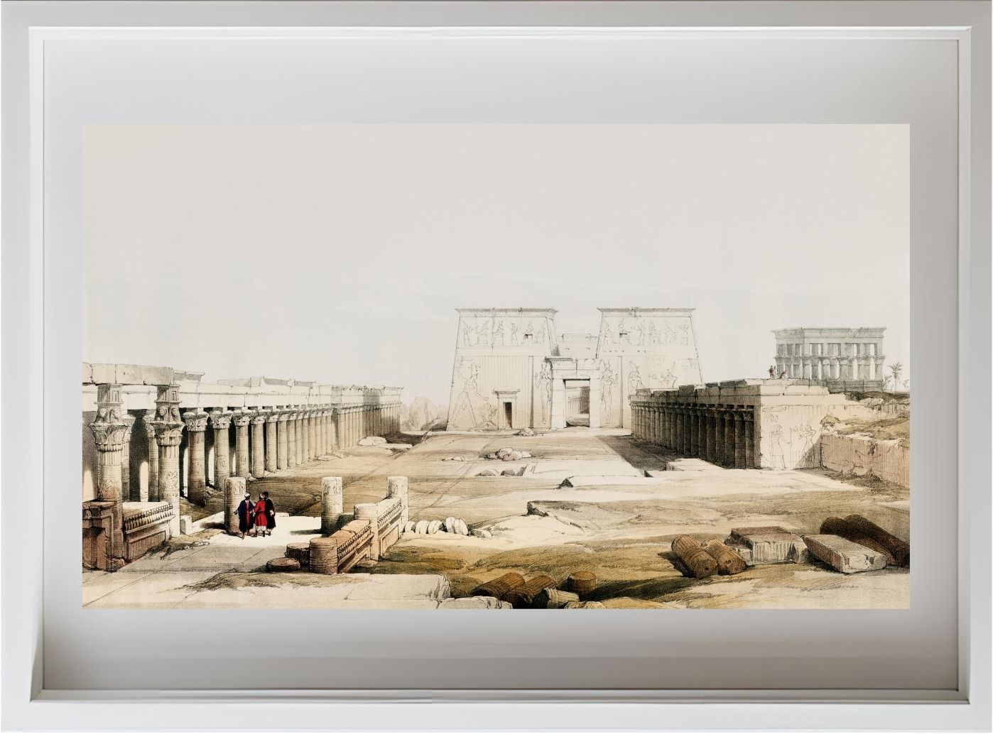 Grand approach to the Temple of Philae Nubia