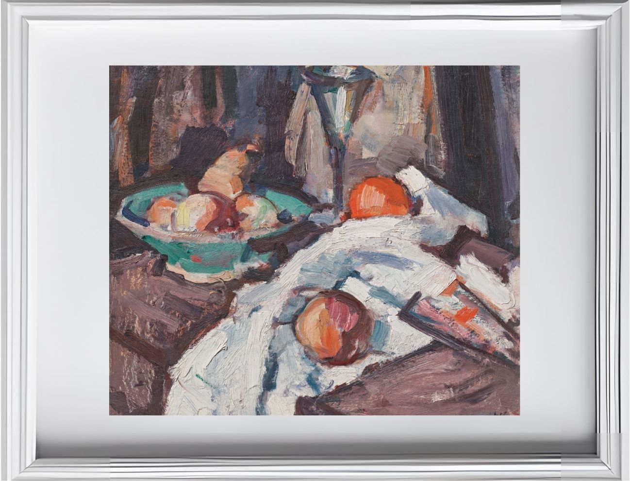 Still Life with Wine Glass and Fruit