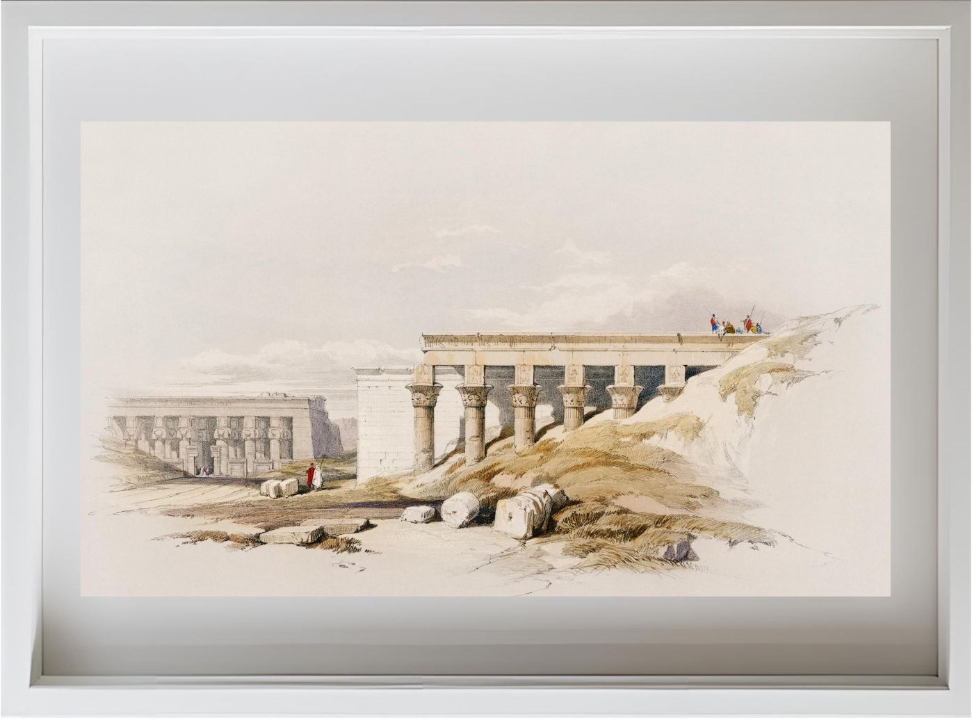 Lateral view of the temple called the Typhonaeum at Dendera (Dandara)