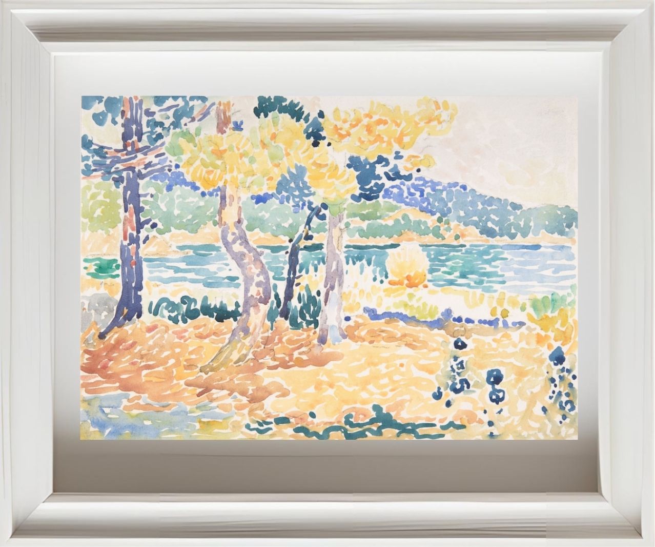 Pines on the Coastline