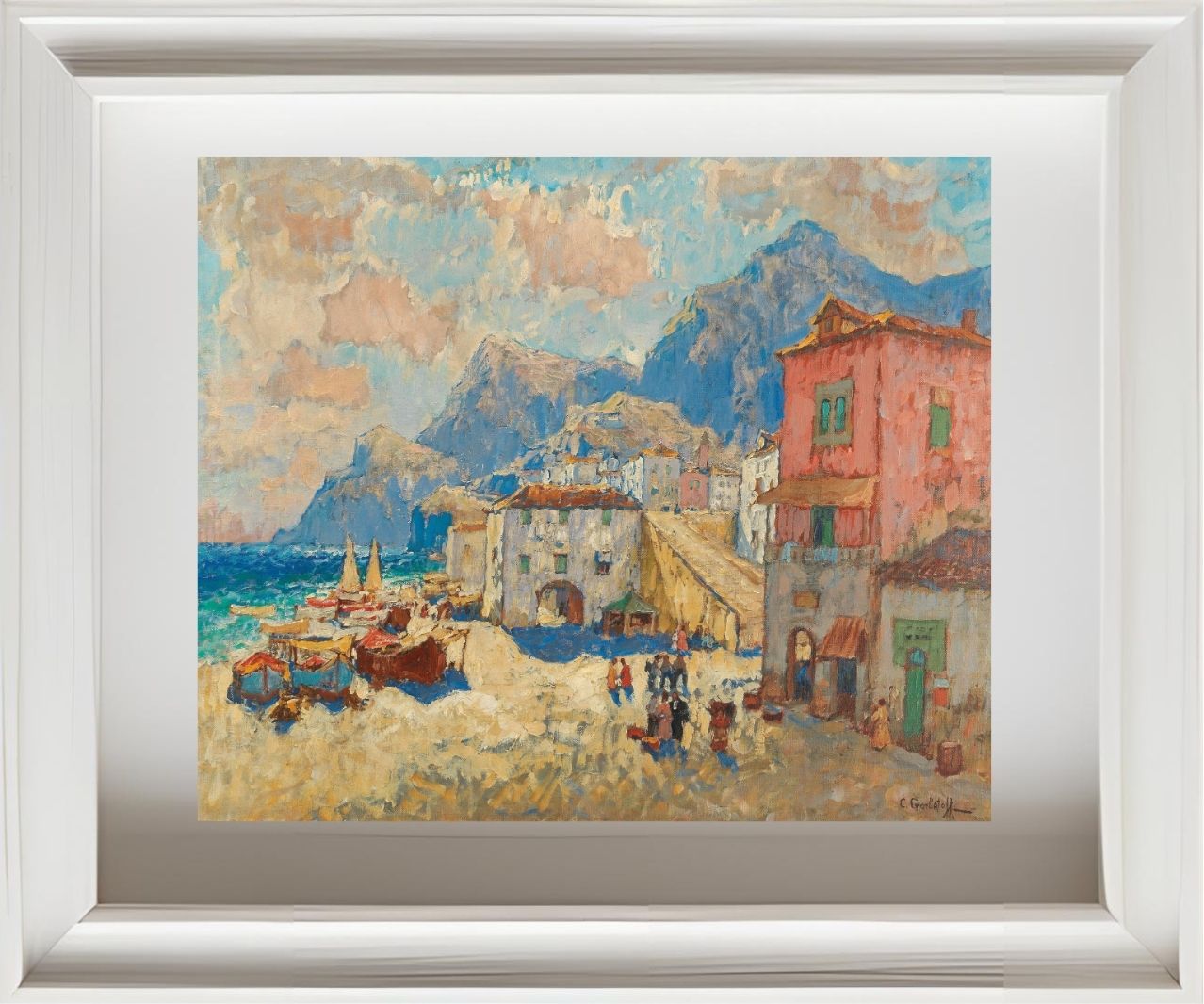 A coastal town in Spain