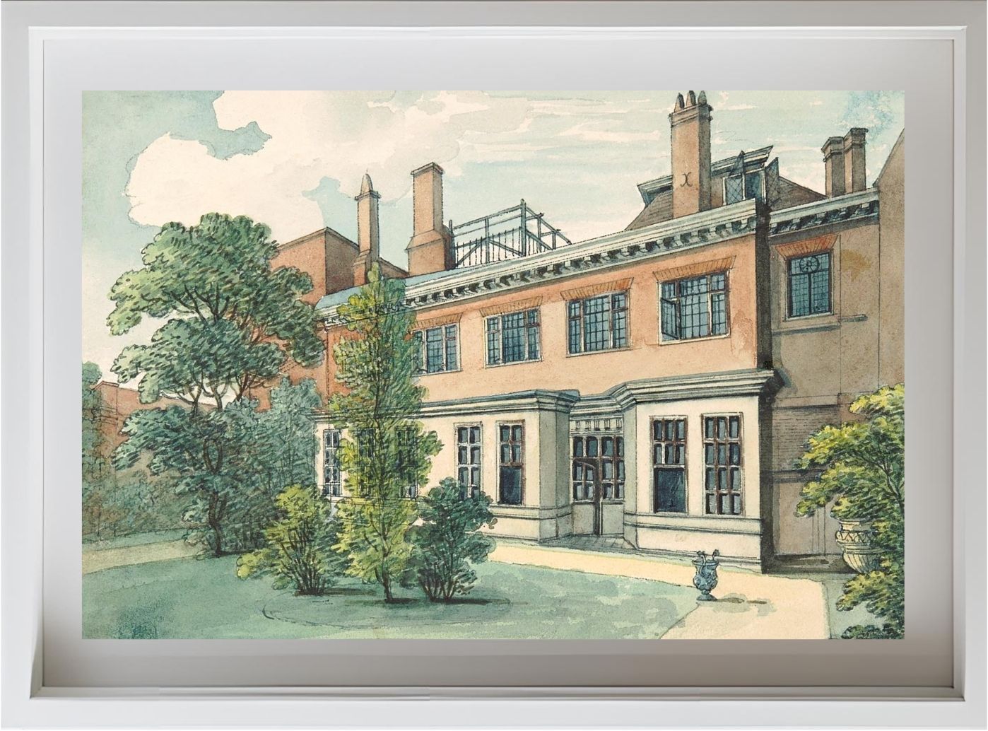 Garden Front of Weaver's Hall