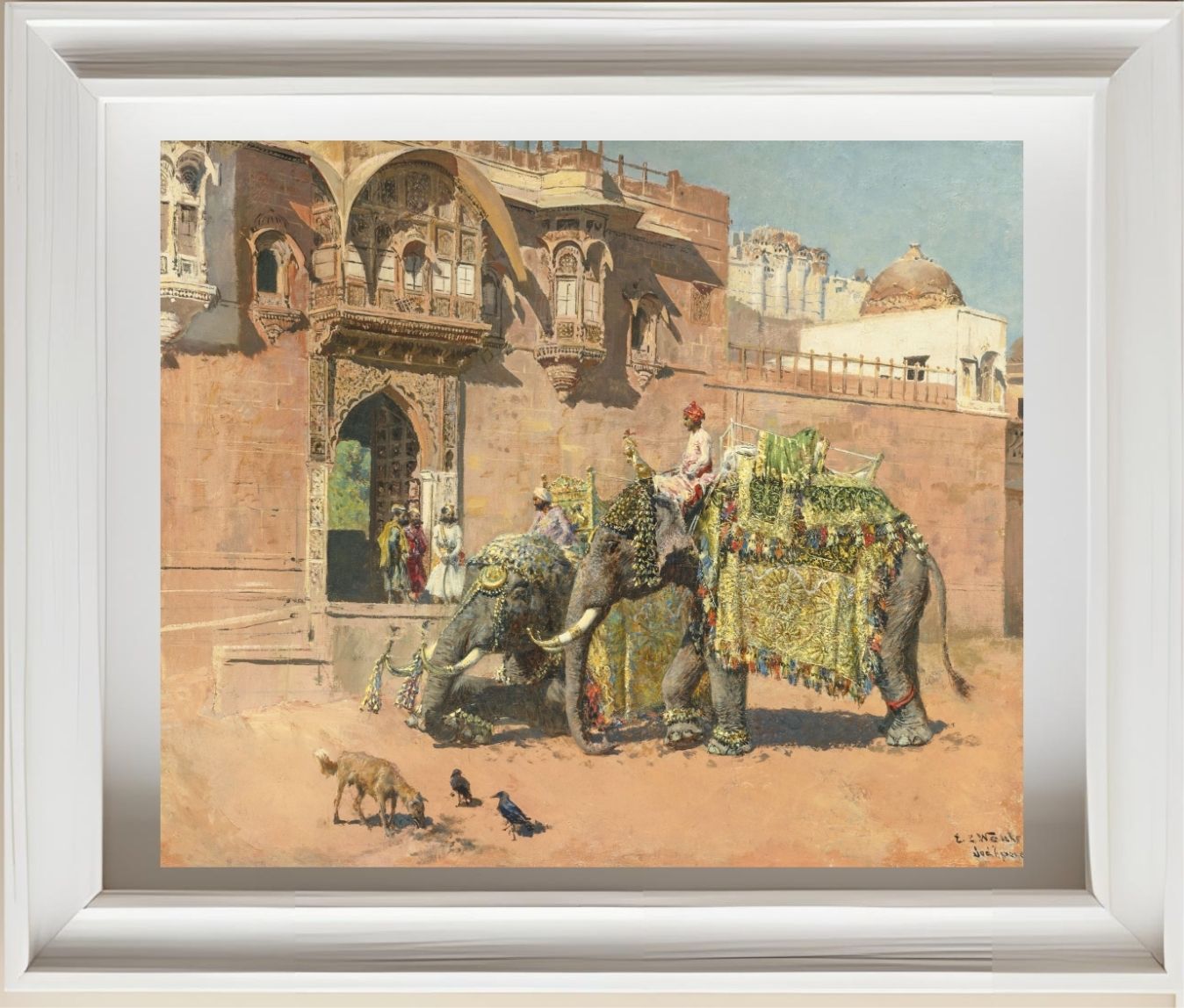 Les éléphants du Rajah de Jodhpore