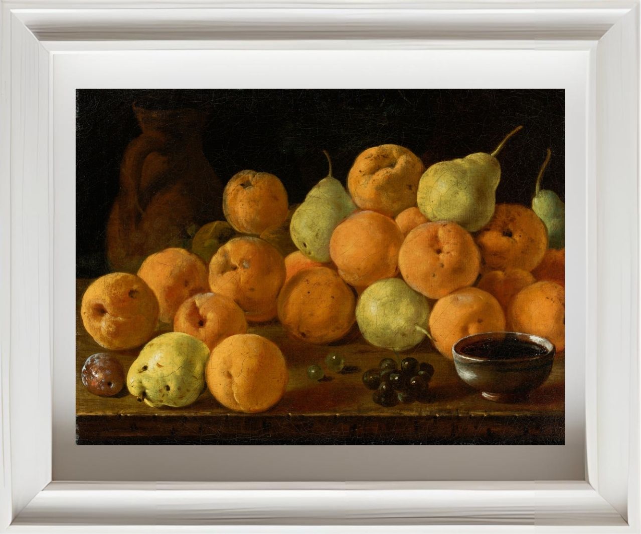 Still Life With Peaches, Pears And Grapes