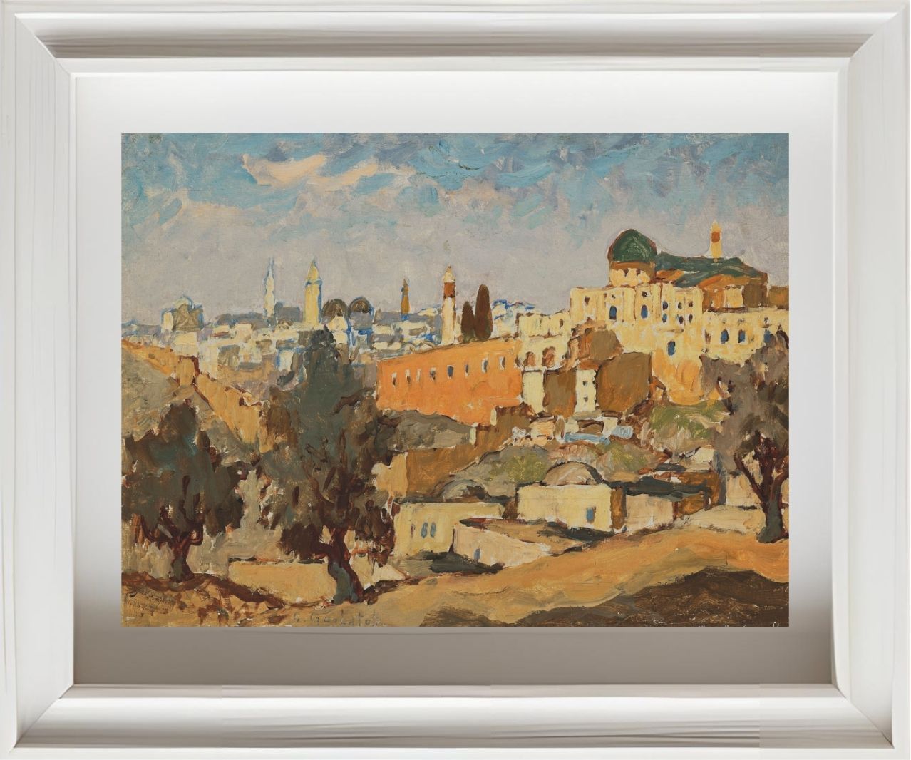 View of Jerusalem from Silwan village