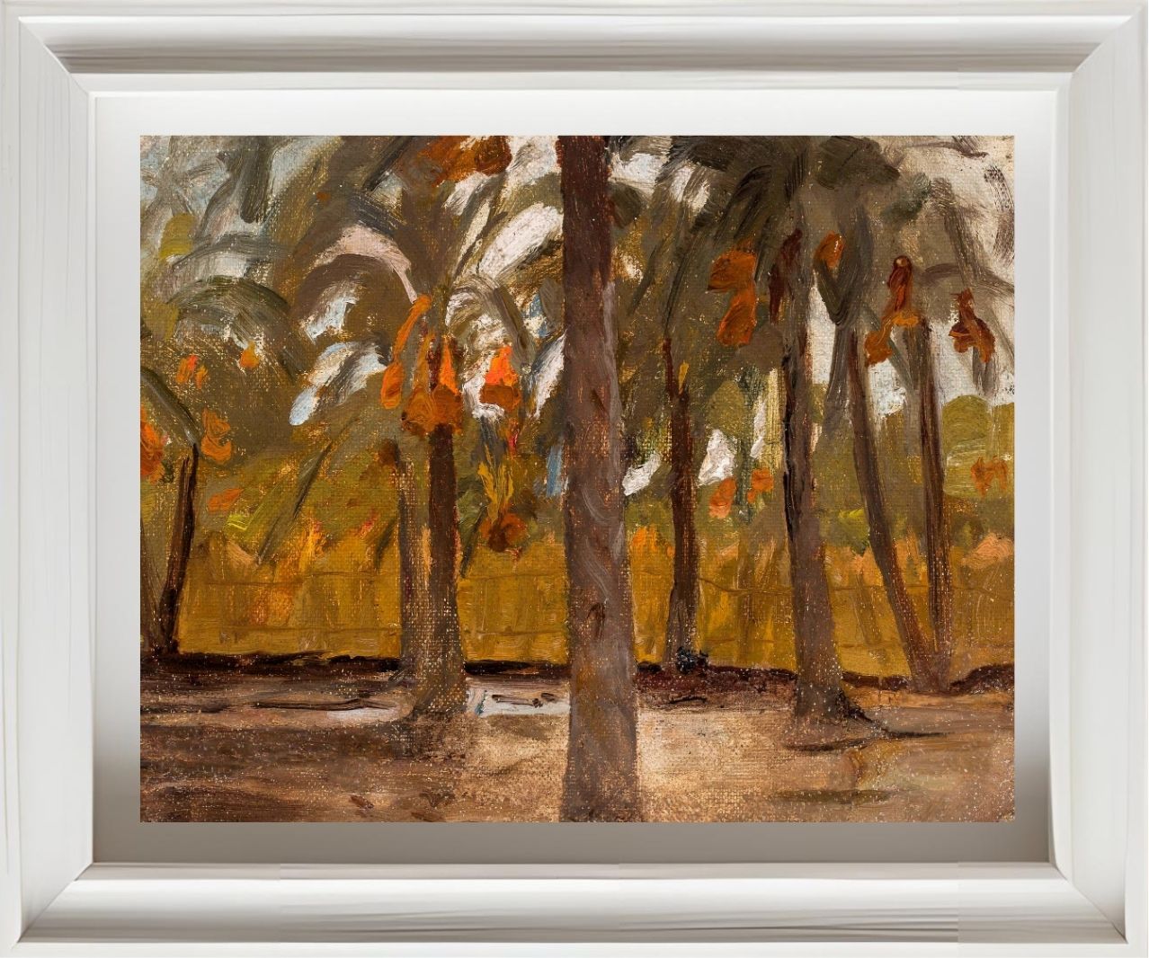 Egyptian palm forest. From the journey to Egypt